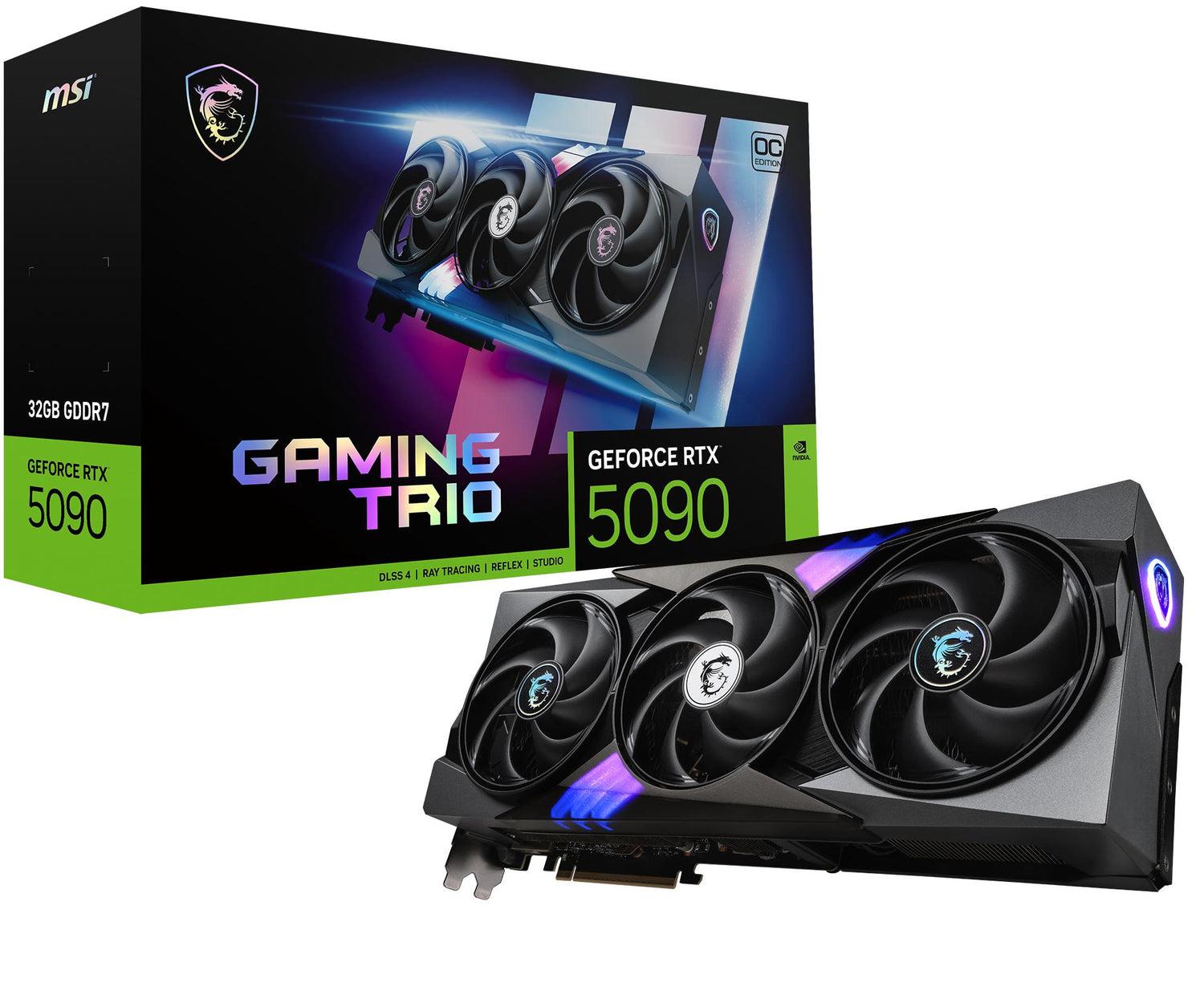 MSI GeForce RTX 5090 32G GAMING TRIO OC grafikkort