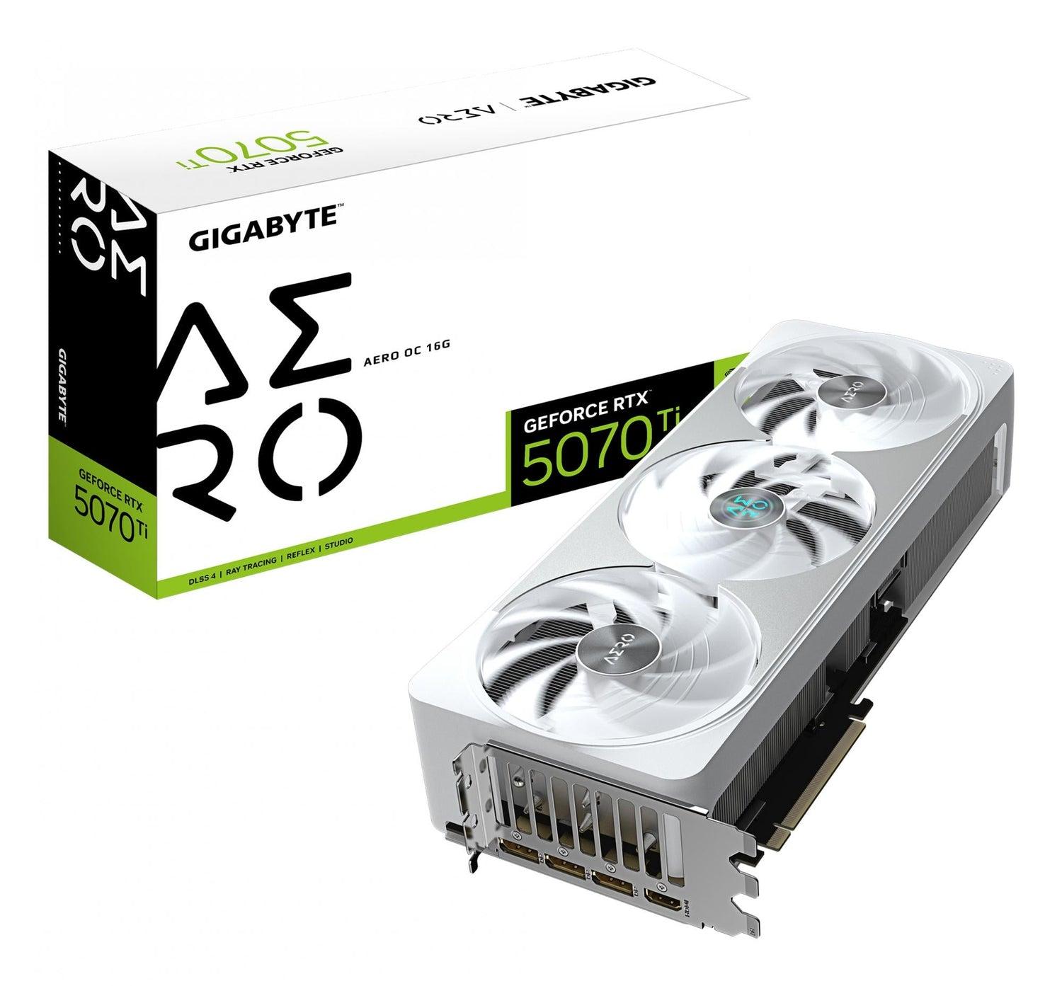 Gigabyte GeForce RTX 5070 Ti AERO OC 16G grafikkort