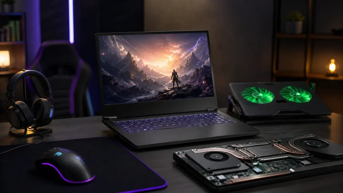 Gaming laptop: sådan vælger du grafikkort, køling og skærm