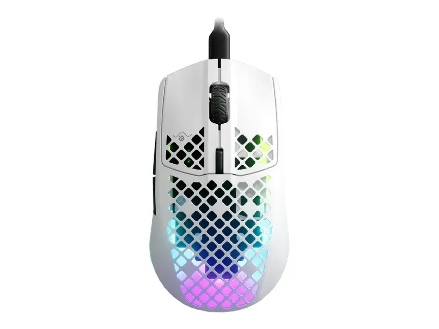SteelSeries Aerox 3 2022 Edition Optisk Kabling Hvid produktbilde