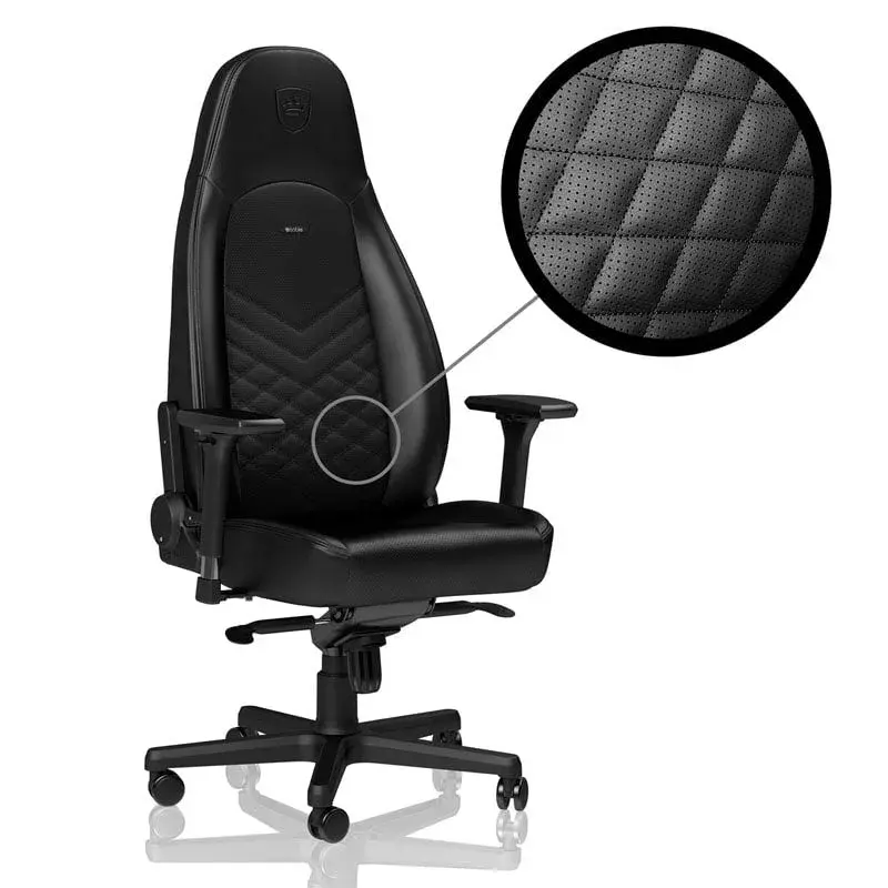 noblechairs ICON Black/Black produktbilde