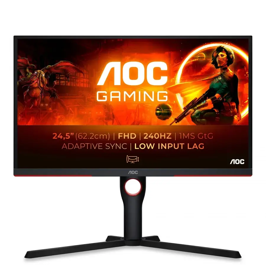 AOC 25G3ZM/BK 25' - Gamingskærm - 240Hz produktbilde