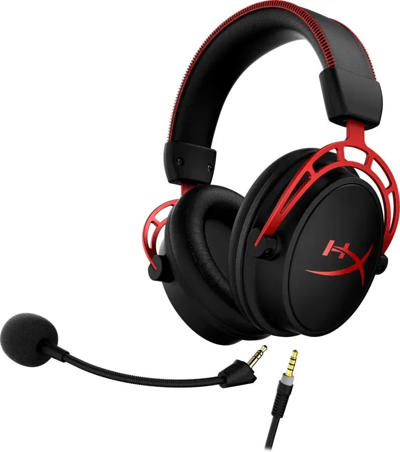 HyperX Cloud Alpha Kablet Headset Sort Rød produktbilde